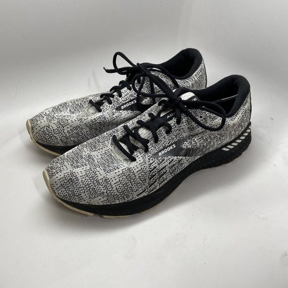 Brooks Adrenaline Mens GTS 21 Running Shoes White Grey Black Sz 11.5 US main image 5